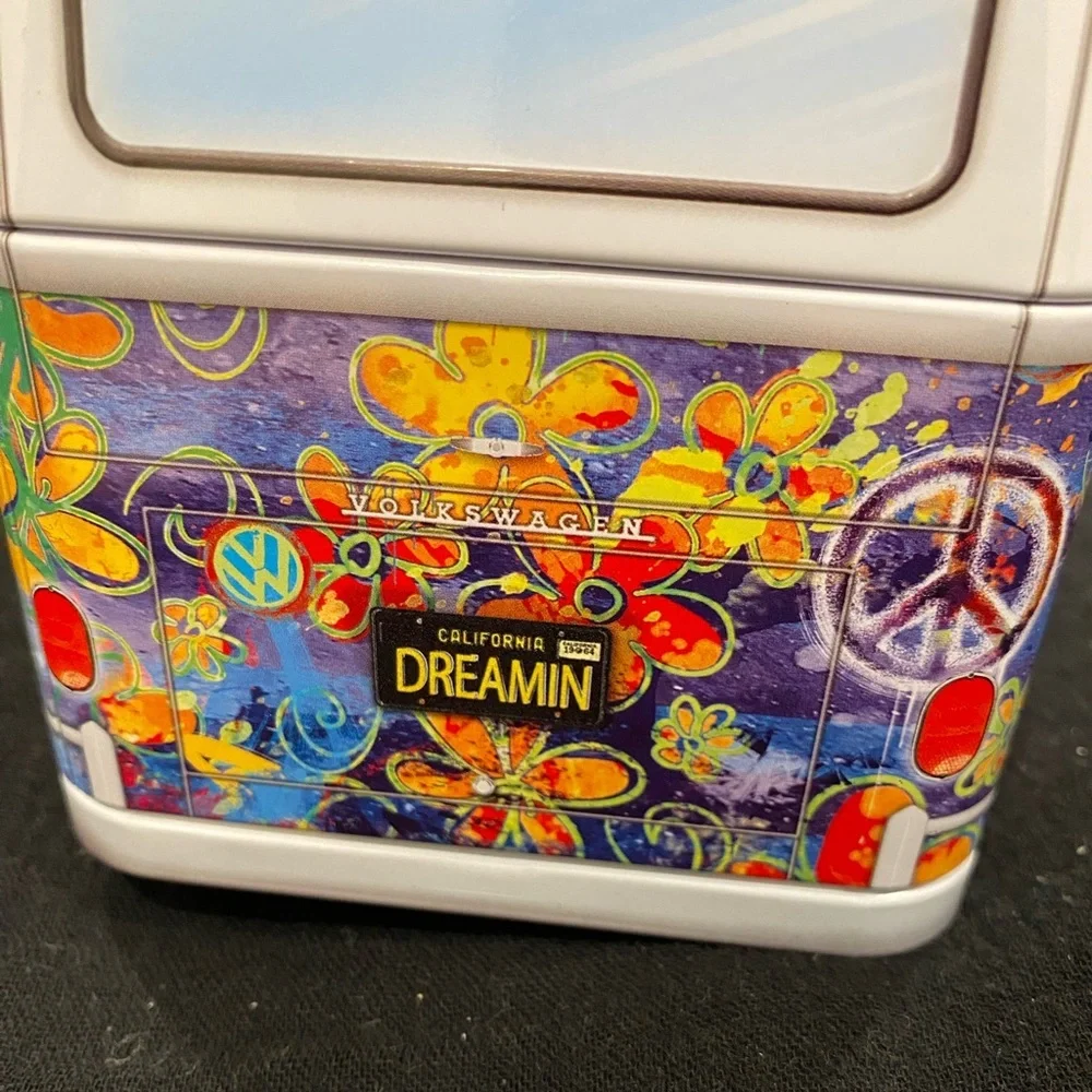 GROOVY VW bus puzzle in COLLECTABLE tin- see pic for all the details! Family FUN - Picture 11 of 12